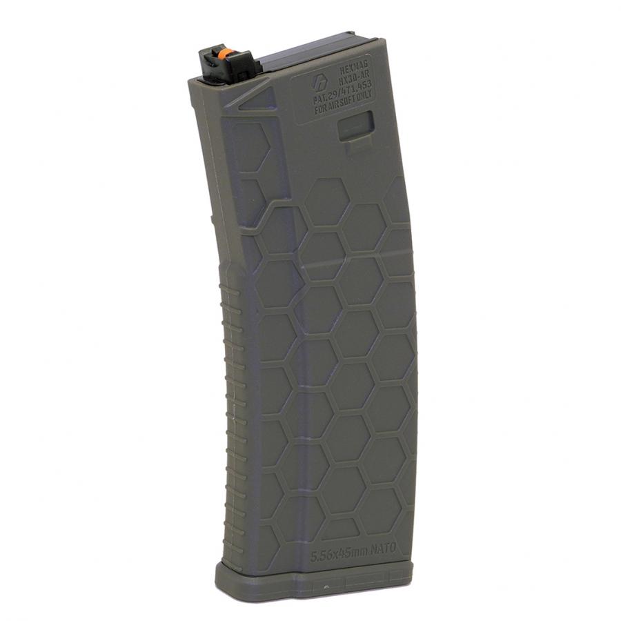 (HMA-MAG02-OD)  Hexmag Airsoft 120rds Polymer PTW Magazine (Olive Drab)