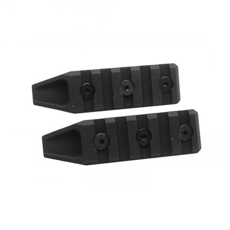 (DY-RAS-ACC13-BK) UXR4 5-Slot CNC Keymod Rail (Pack of 2)