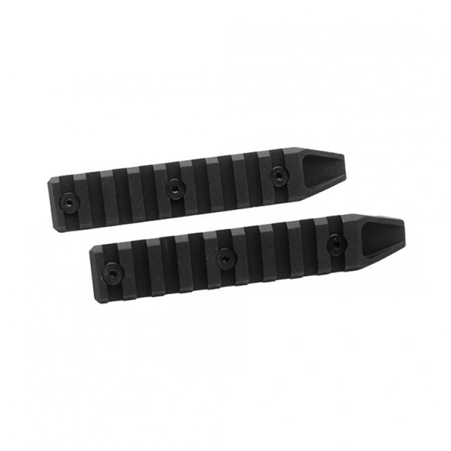 (DY-RAS-ACC14-BK) UXR4 9-Slot CNC Keymod Rail (Pack of 2)