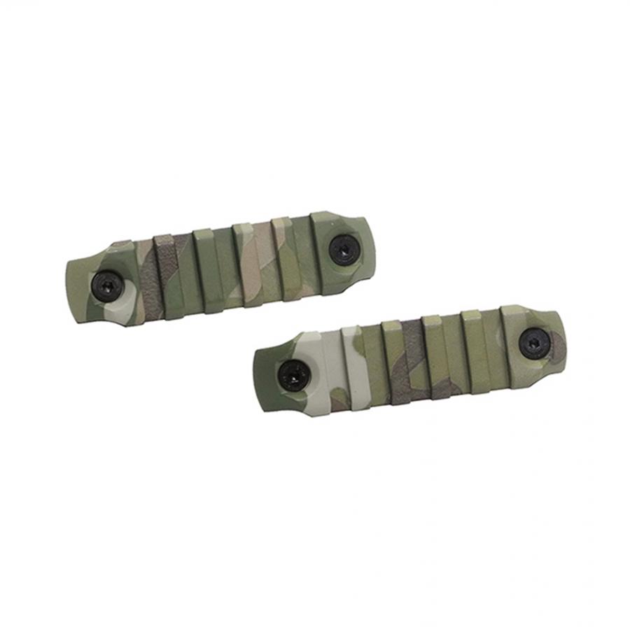 (DY-WT35-MC) Keymod Polymer Rail (MultiCam) (2 x 5 Slot Rails)