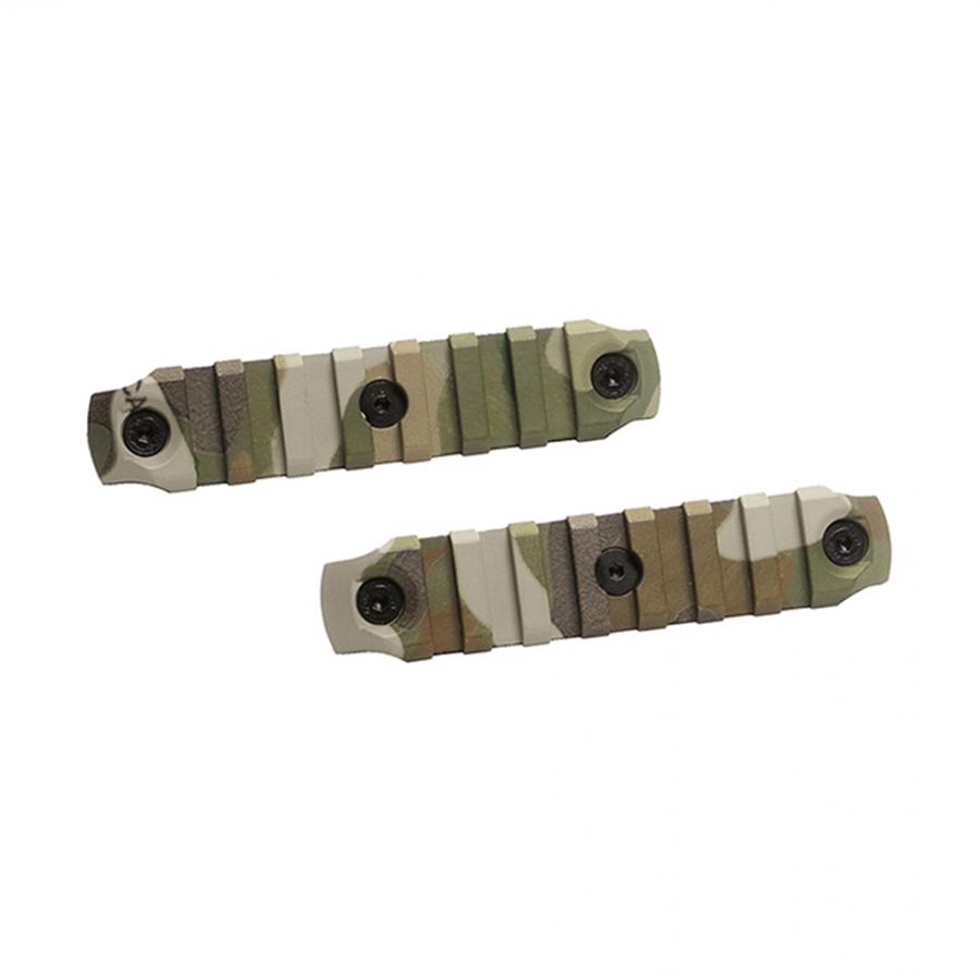 (DY-WT36-MC) Keymod Polymer Rail (MultiCam) (2 x 7 Slot Rails)