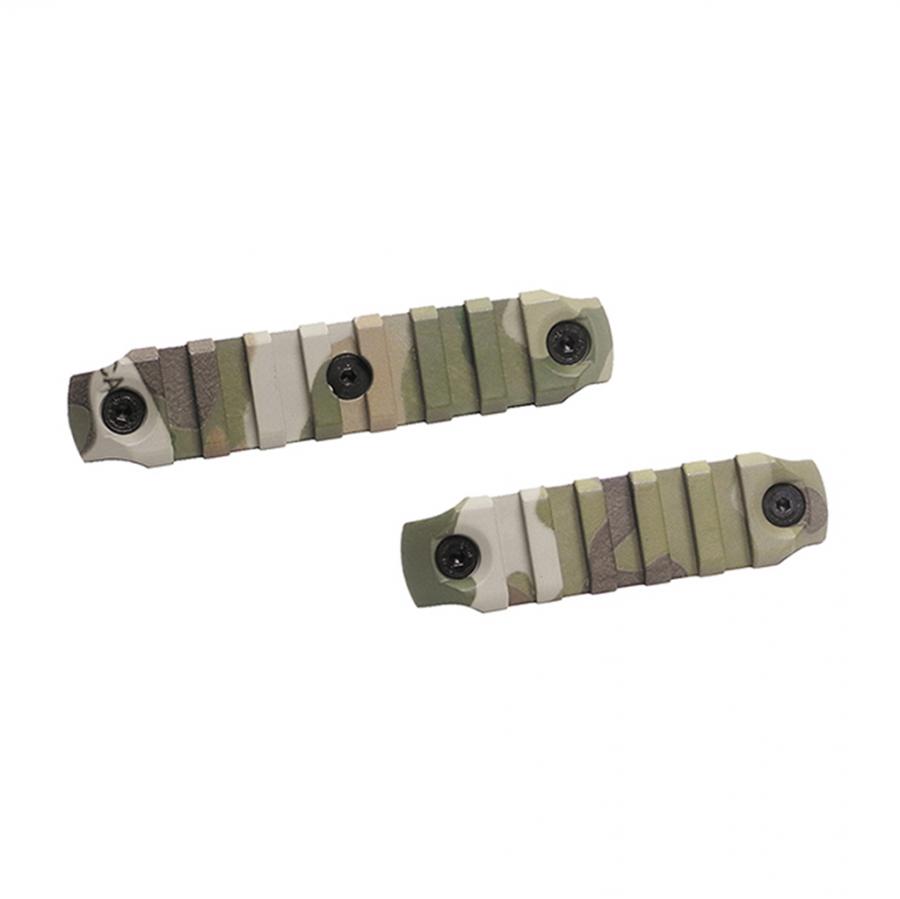 (DY-WT37-MC) Keymod Polymer Rail (MultiCam) (1 x 5 / 1 x 7 Slot Rail)