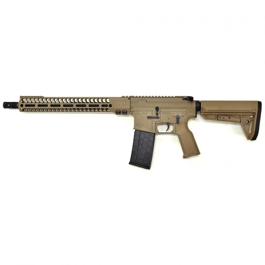 (SLR-AEG34M-C-MDE) SLR Helix Ultra Lite SLR15 Mlok Rifle (Magpul Dark Earth Cerakote)